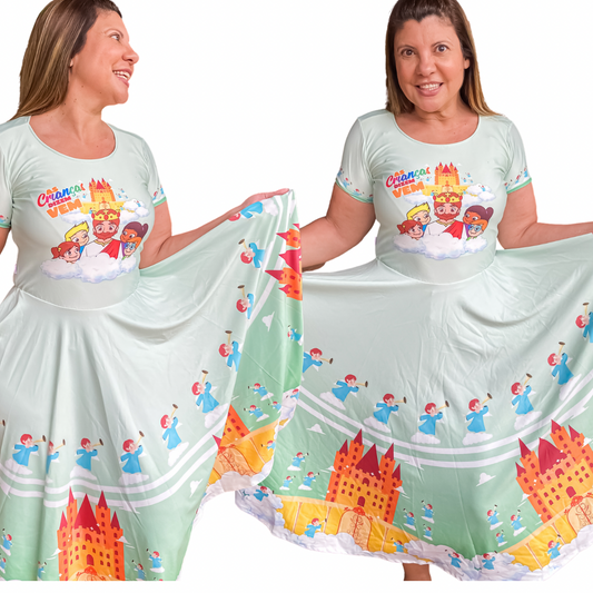 Vestido As Crianças dizem VEM