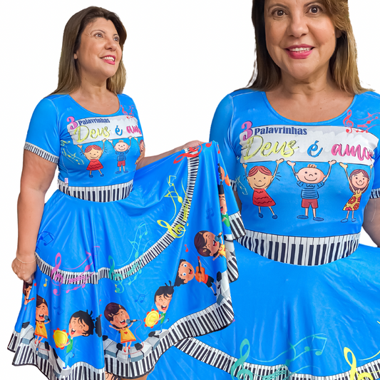 Vestido 3 Palavrinhas