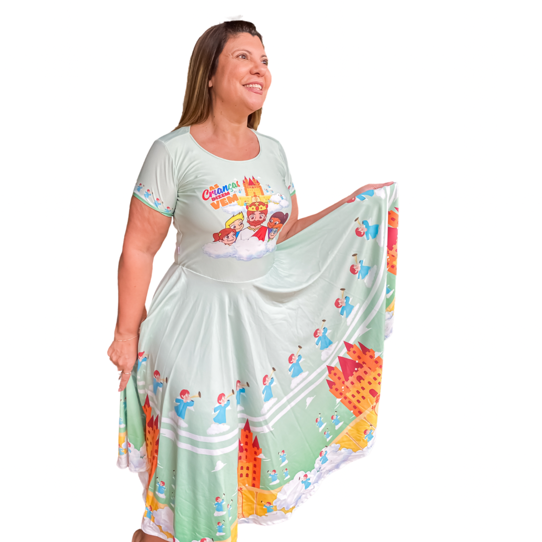 Vestido As Crianças dizem VEM