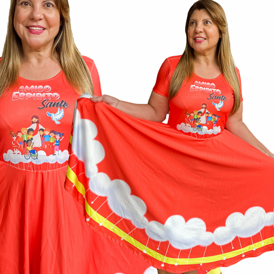 Vestido Amigo Espírito Santo