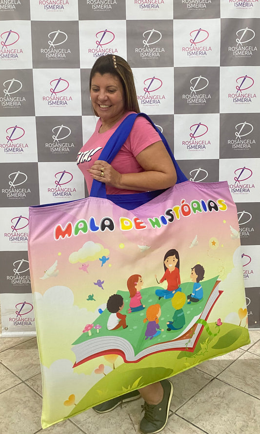 Sacola gigante com zíper