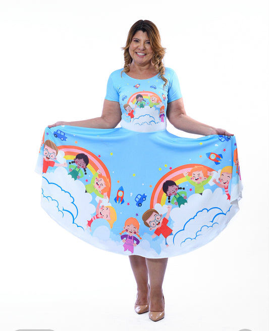 Vestido Arco íris