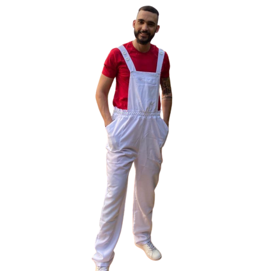 Macacão Recreador Unissex - Branco