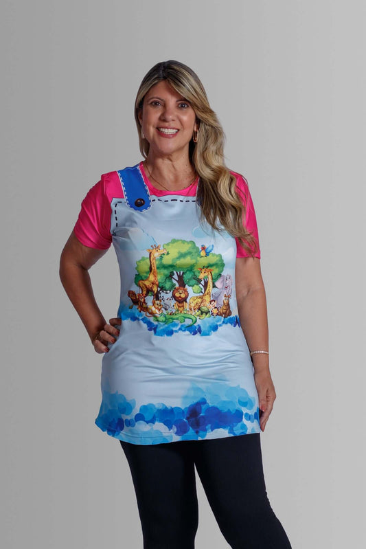 Bata Uniforme - Arca de Noé - Azul