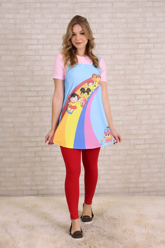 Bata Uniforme - Arco Íris - Azul