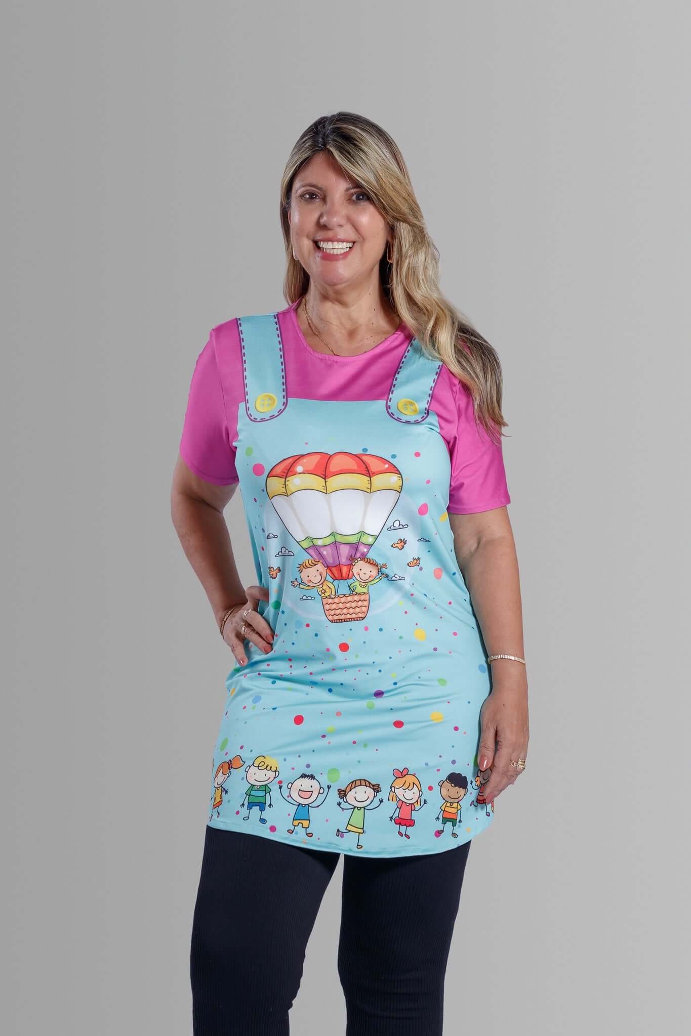 Bata Uniforme - Balão - Azul