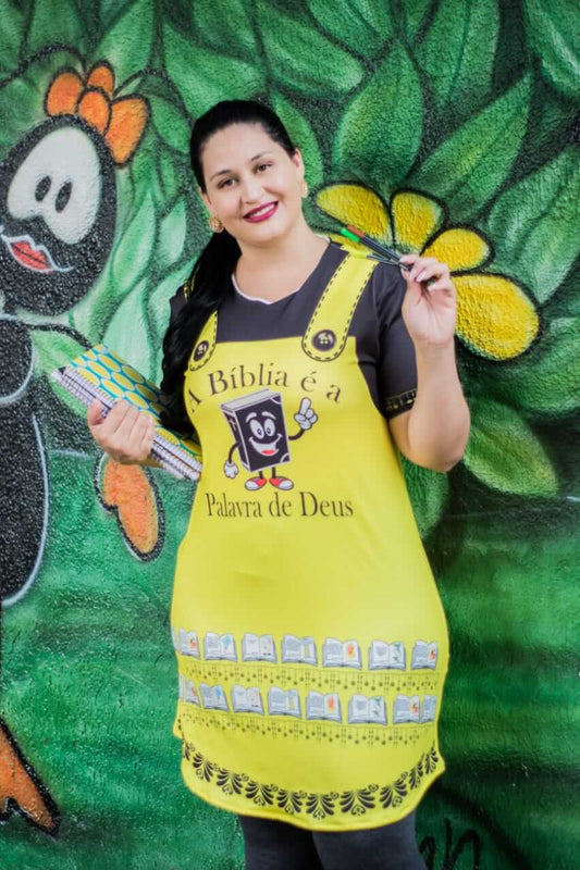 Bata Uniforme - Bíblia - Amarelo