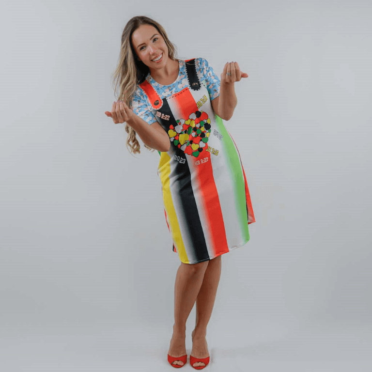 Bata Uniforme - Cores da Salvação - Colorido