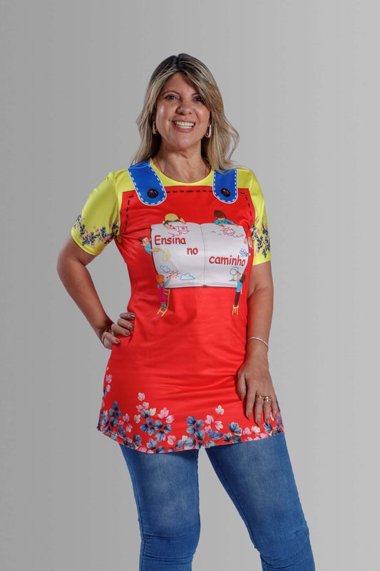 Bata Uniforme - Ensina No Caminho - Vermelho