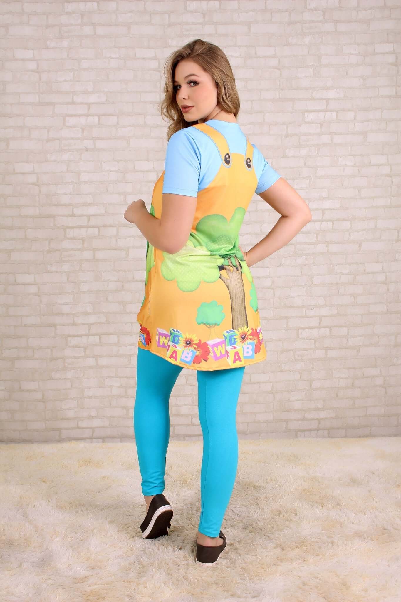Bata Uniforme - Girafinha - Verde