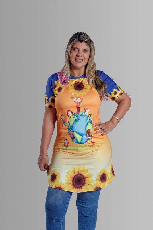 Bata Uniforme - Mundo - Laranja