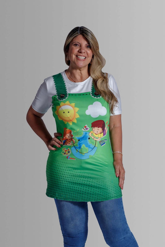 Bata Uniforme - Mundo - Verde