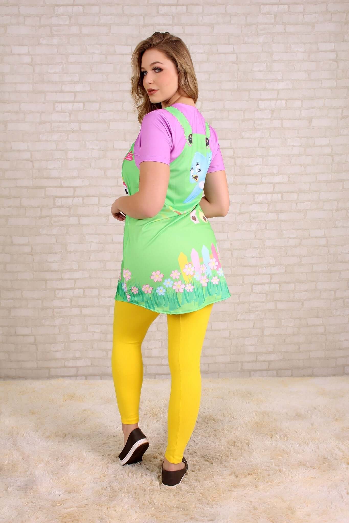 Bata Uniforme - Passarinho - Verde