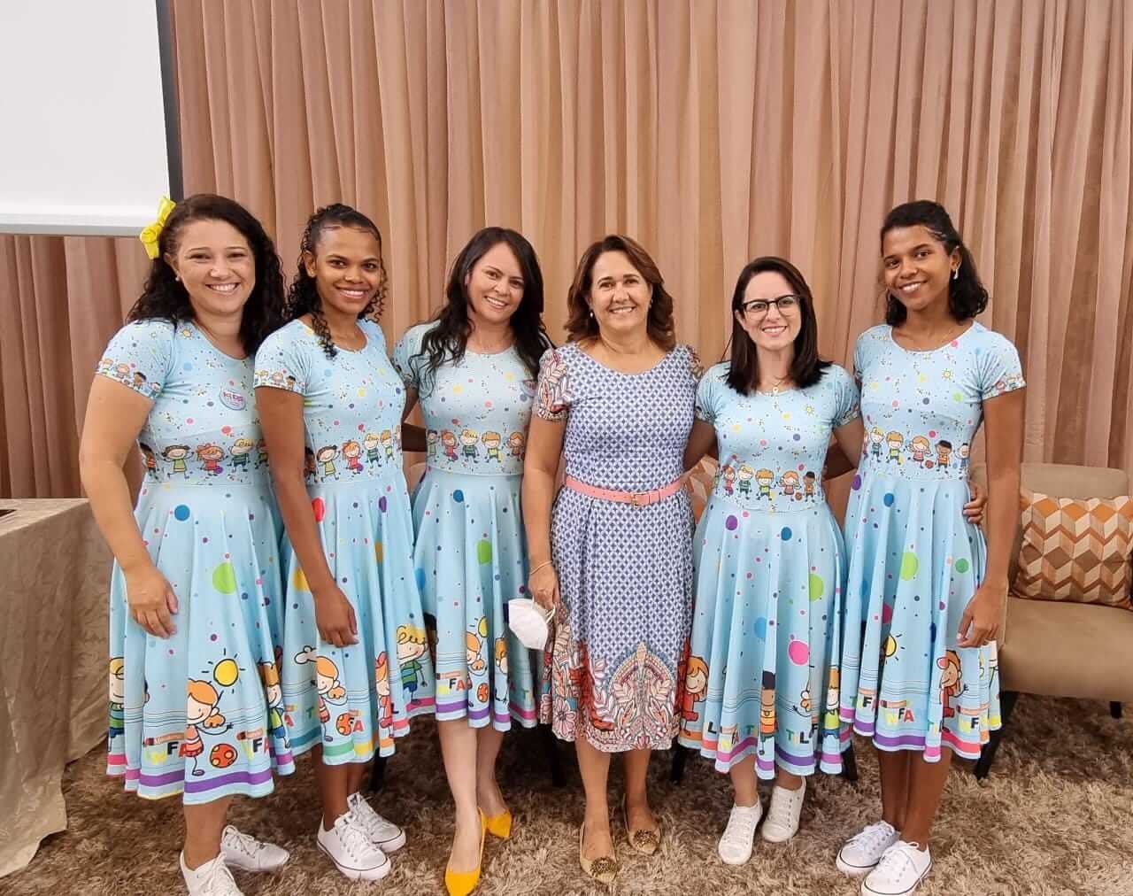 Vestido Uniforme - Boneco - Azul