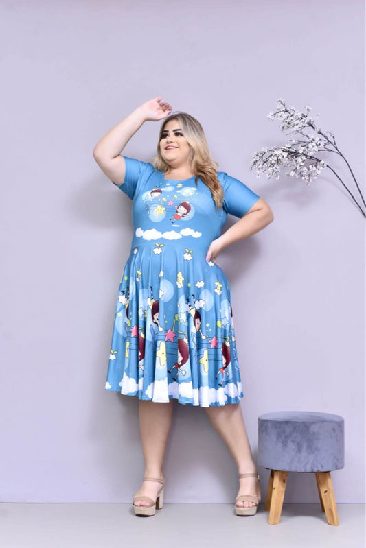 Vestido Uniforme - Hora de Ninar - Azul