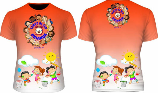 Camiseta unissex TEMPO DE SER CRIANÇA