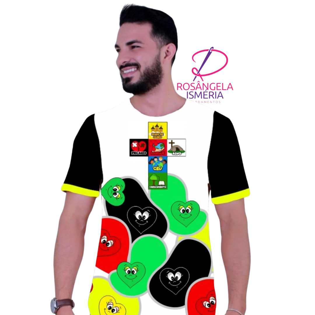 Camiseta unissex CORES DA SALVAÇÃO