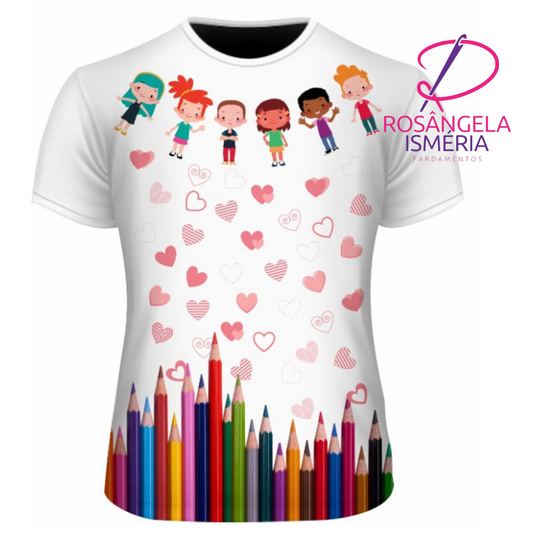 Camiseta unissex LÁPIS BRANCO