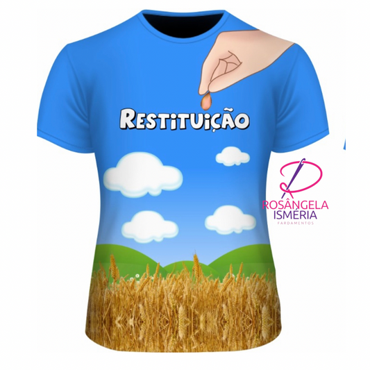 Camiseta unissex RESTITUIÇÃO