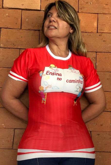 Camiseta unissex ENSINA NO CAMINHO