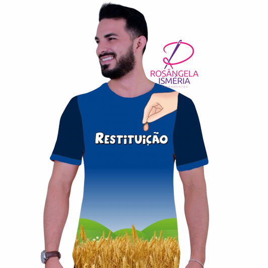 Camiseta unissex RESTITUIÇÃO