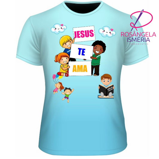 Camiseta unissex JESUS TE AMA
