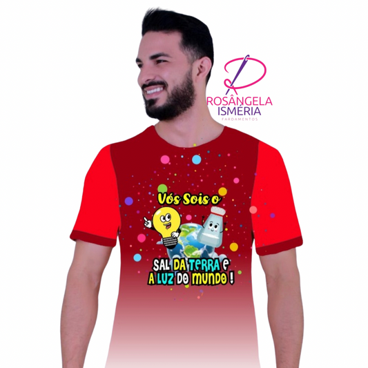 Camiseta unissex SAL DA TERRA LUZ DO MUNDO