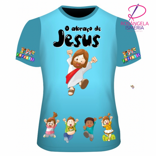 Camiseta unissex O ABRAÇO DE JESUS