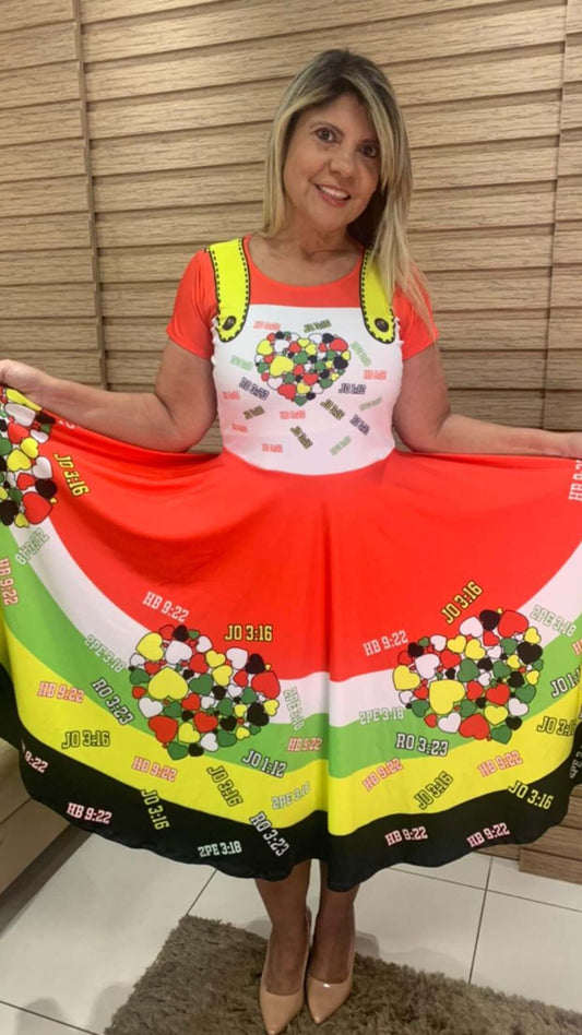 Vestido Uniforme - Plano da Salvação - Colorido
