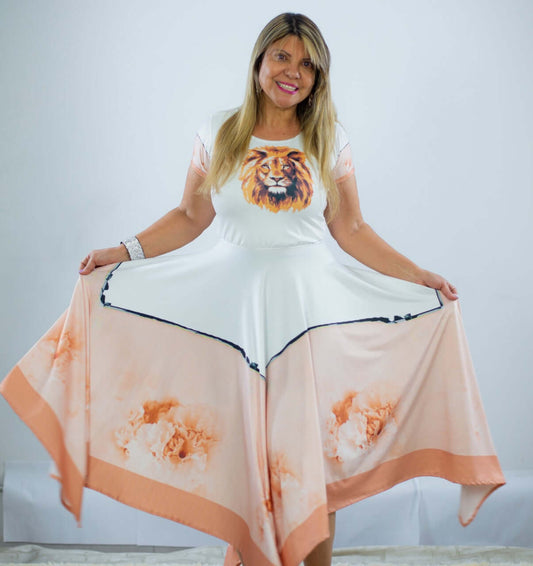 Vestido Uniforme - Vestido Leão - Branco