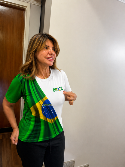 Camiseta Brasil branca