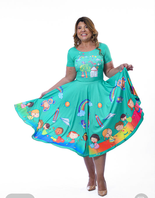 Vestido educação Infantil