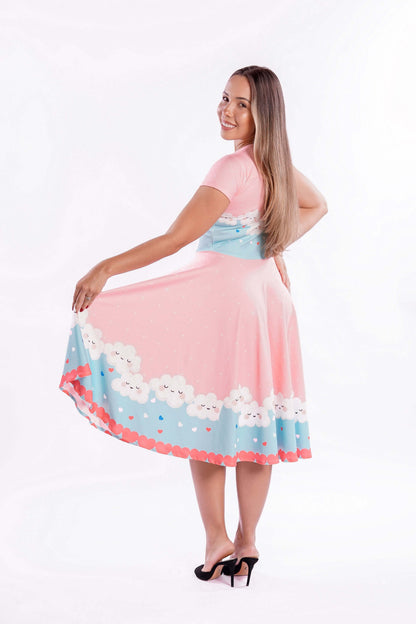 Vestido Uniforme - Chuva de Benção - Rosa — foto 4