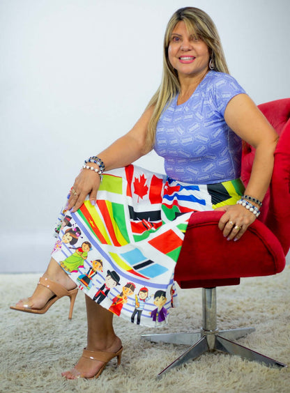 Vestido Uniforme - Missões - Azul — foto 5
