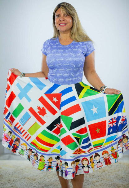 Vestido Uniforme - Missões - Azul — foto 4