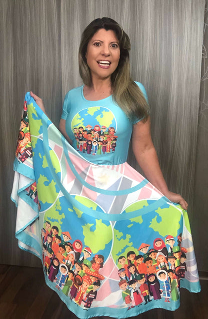 Vestido Uniforme - Missões Transcultural - Colorido — foto 2