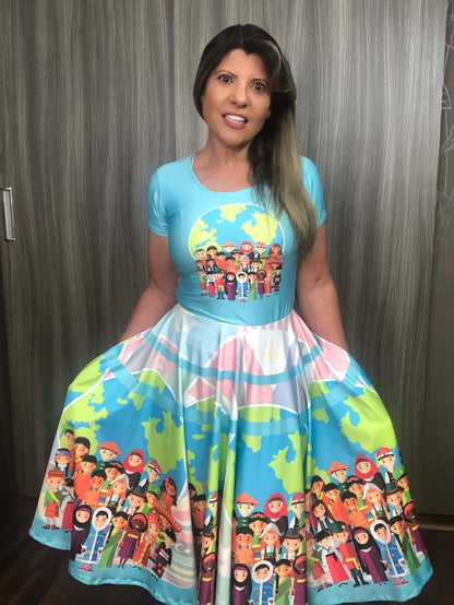 Vestido Uniforme - Missões Transcultural - Colorido