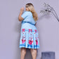 Vestido Uniforme - Ovelhinha - Azul