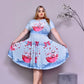 Vestido Uniforme - Ovelhinha - Azul