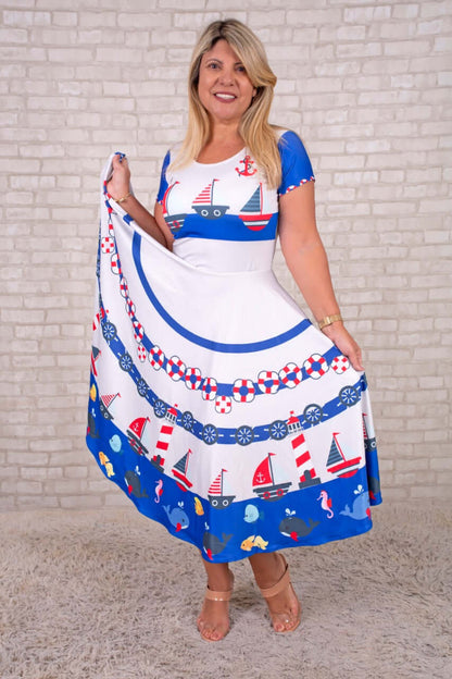 Vestido Uniforme - Pescadora - Branco — foto 2