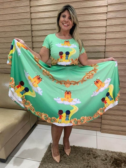 Vestido Uniforme - Preparados Para Subir - Verde — foto 2